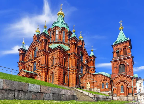 Catedral ortodoxa de Uspenski. Hilsinki. Finlandia . — Foto de Stock