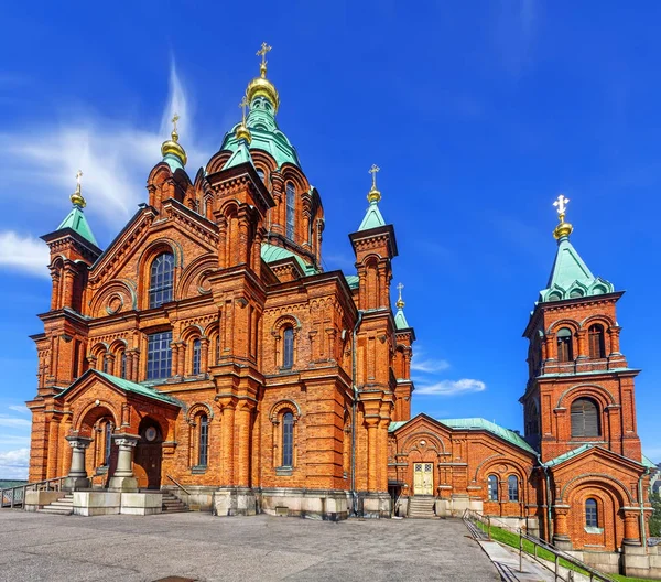 Cattedrale ortodossa di Uspenski. Hilsinki. Finlandia . — Foto Stock