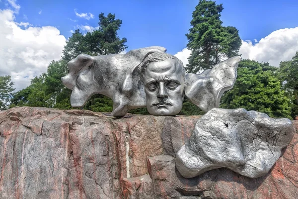 Monument för Sibelius i Helsingfors. — Stockfoto