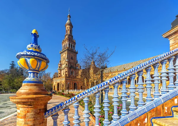 Plaza espana Sevilla, İspanya. — Stok fotoğraf