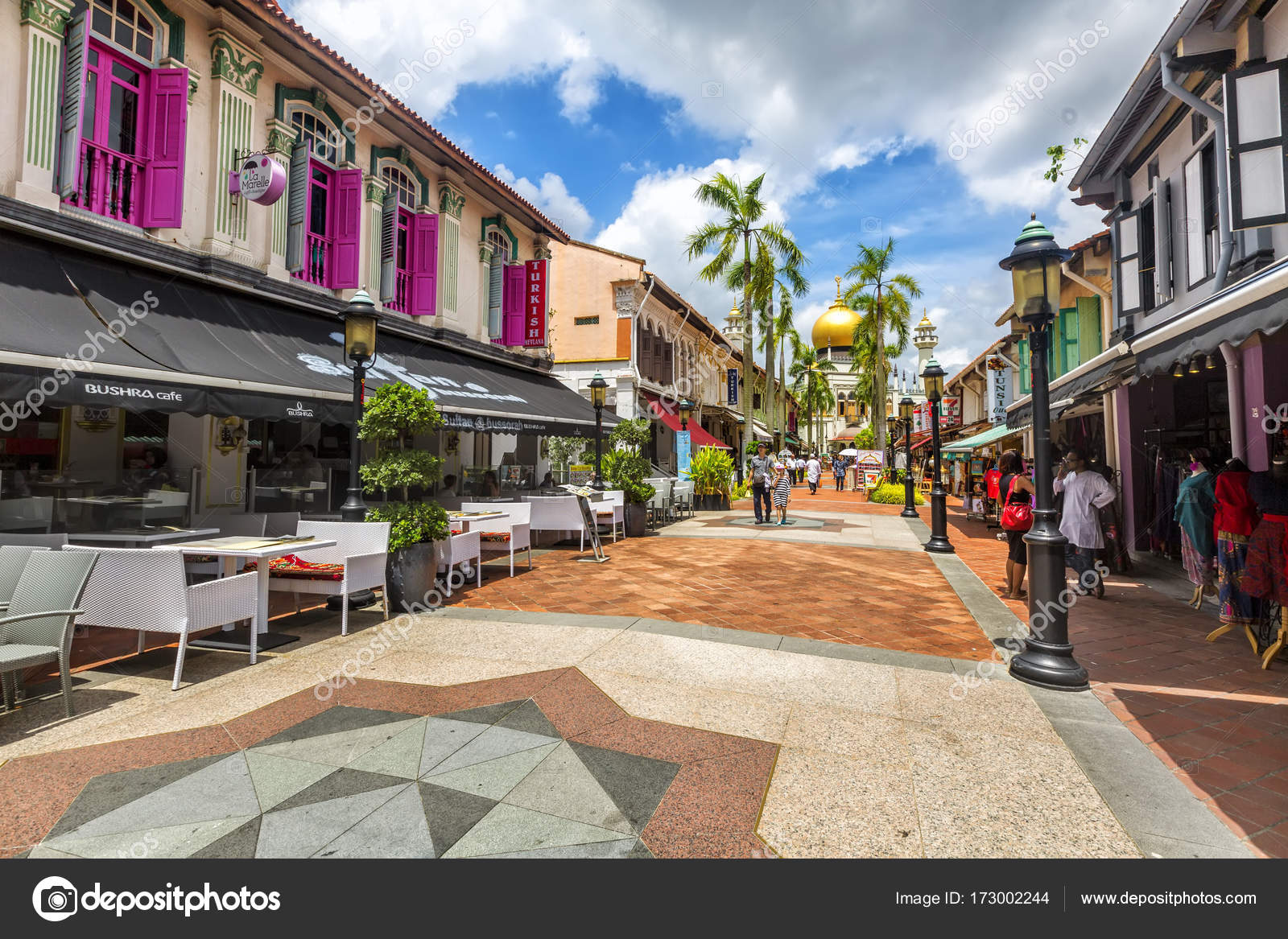 Street View Of Singapore With Masjid Sultan Stock Editorial Photo C Svetlana195 173002244