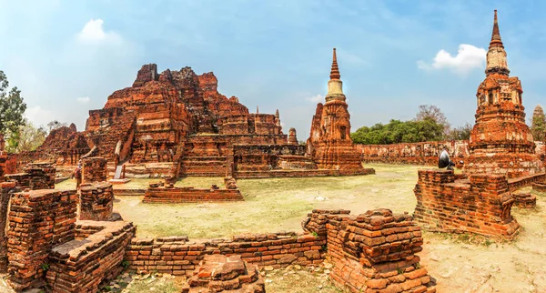 Ayutthaya historický Park, Ayutthaya, Thajsko. — Stock fotografie