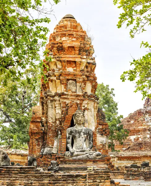 Ayutthaya historický Park, Ayutthaya, Thajsko. — Stock fotografie