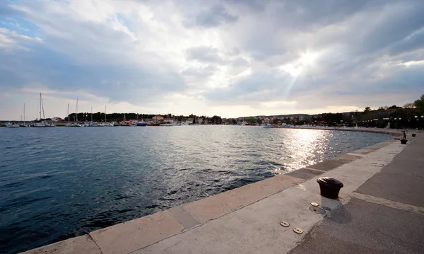 Port in city of Krk, Croatia — Stock Photo, Image