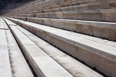 Atina 'daki Olympic Panathenaic stadyumu veya kallimaro - ayrıntı