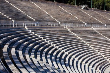 Atina 'daki Olympic Panathenaic stadyumu veya kallimaro - ayrıntı
