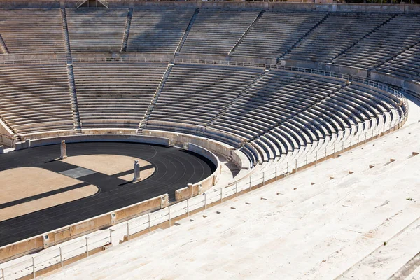 Estadio Olímpico Panathenaic Kallimarmaro Atenas Detalle Fotos de stock