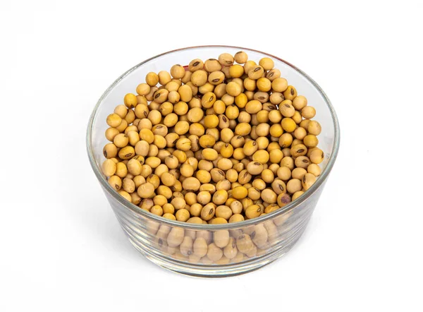Soy Beans Isolated White Background — Stock Photo, Image
