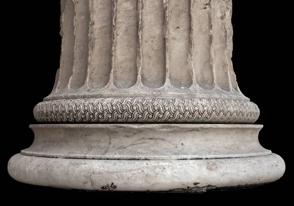 Antique Greek Temple Column Isolated — Stock Photo, Image