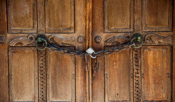 Antiga Porta Vintage Edifício Detalhe — Fotografia de Stock