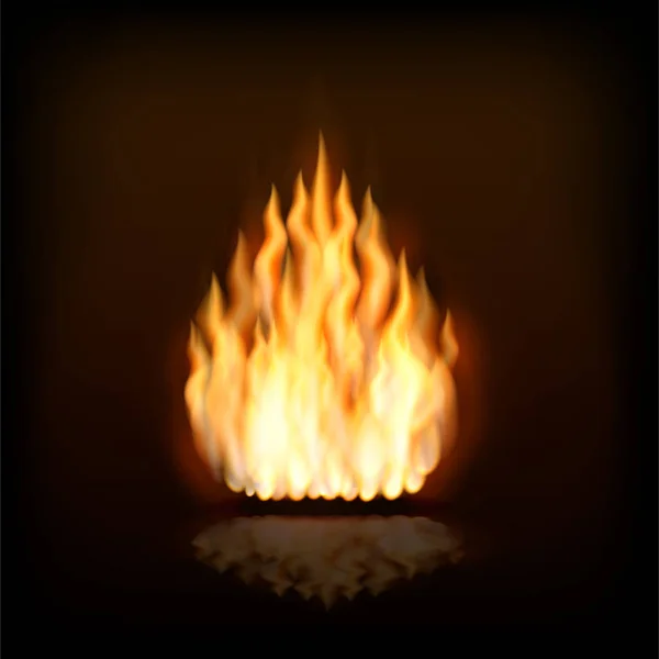 Flamme de feu vectorielle — Image vectorielle