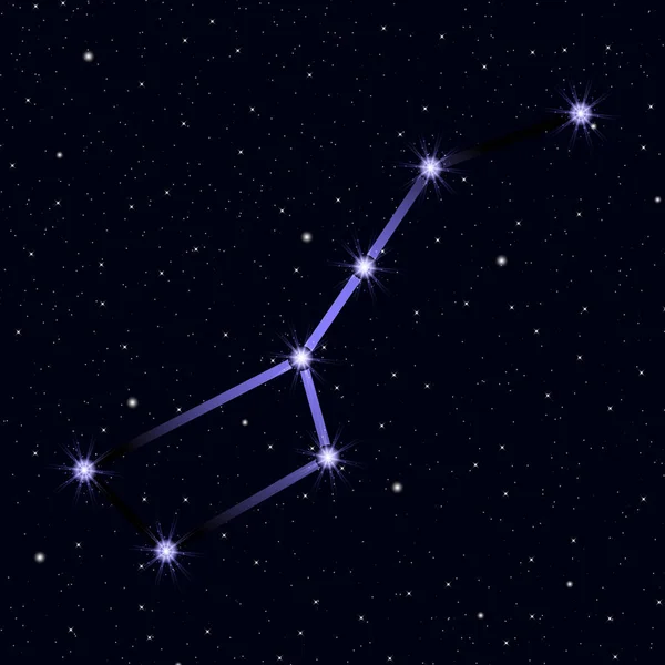 Constellation grand elle-ours — Image vectorielle