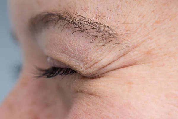 Primer Plano Cara Mujer Anciana — Foto de Stock