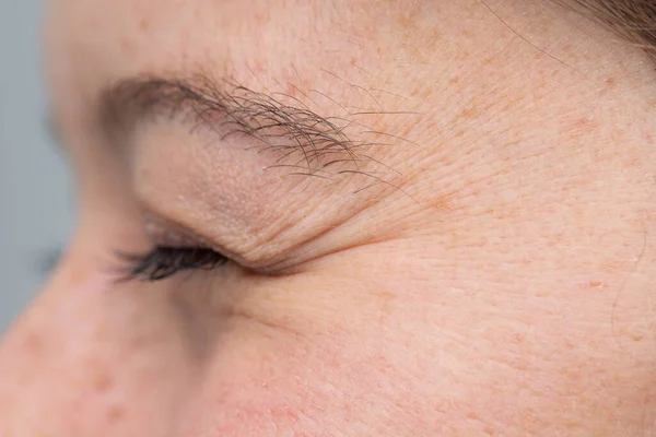 Primer Plano Cara Mujer Anciana — Foto de Stock