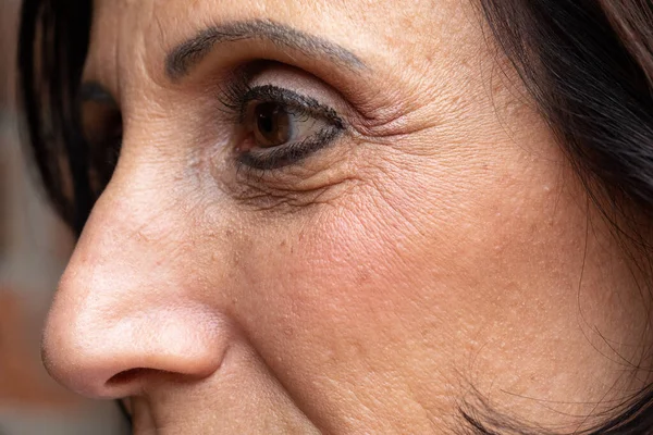 Motverka Tecken Åldrande Begreppet Hudkosmetika — Stockfoto