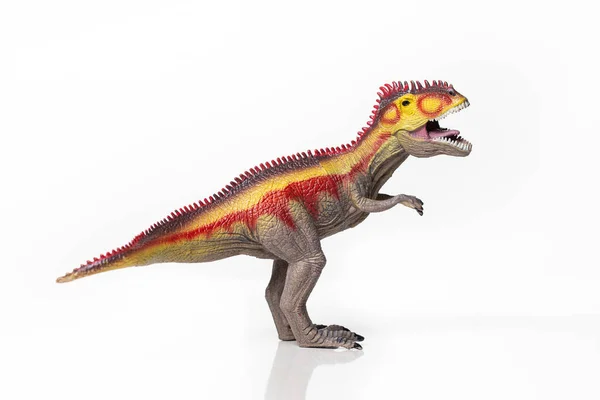 Elszigetelt Tyrannosaurus Rex Fehér Alapon — Stock Fotó