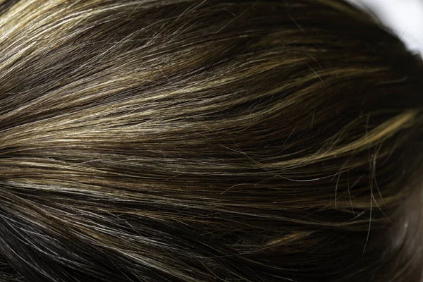 Крупним Планом Жіночій Голові Підсвічуванням Стилю Волосся — стокове фото