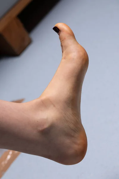 Foot of a woman