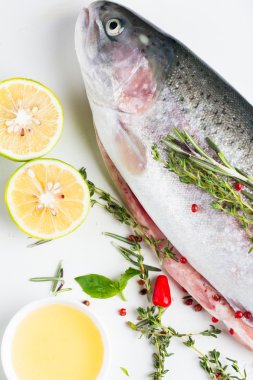 limon ve bal ile alabalık