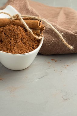 tarçın ve tarçın sopa arka plan