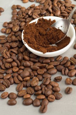 çay kaşığı zemin kahve