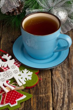 çay, Noel çelenk Noel süsleri