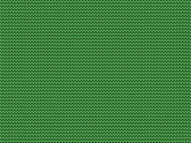 Açık yeşil örgü renkli. Vektör kumaş şablonuyla girintili