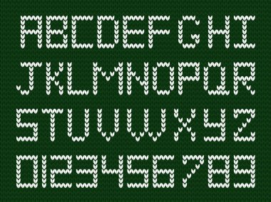 Derin yeşil örgü renkli kumaş script. 