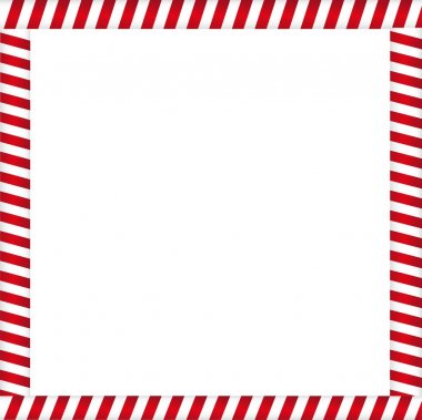 Sevimli Noel çerçeve çizgili şeker desenli.