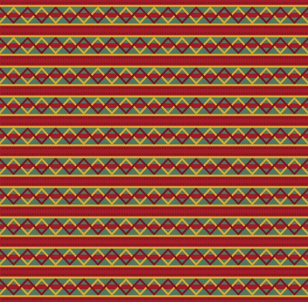 Modèle mignon de Noël ou nouvelle année avec rouge, vert et jaune z — Image vectorielle