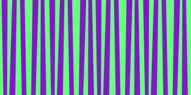 Yeşil ve mor dikey şeritler ile şirin desen banner.