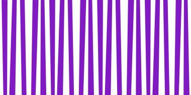 Mor ve beyaz dikey şeritler ile şirin desen banner.