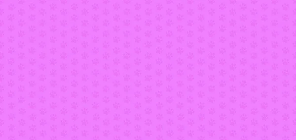 Lindo patrón rosa sin costuras de patas de animales . — Vector de stock