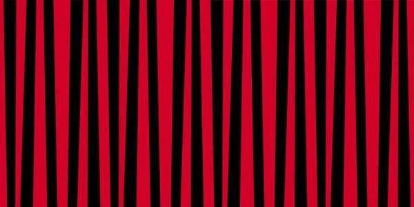 带红色和黑色垂直条纹的可爱图案横幅. — 图库矢量图片