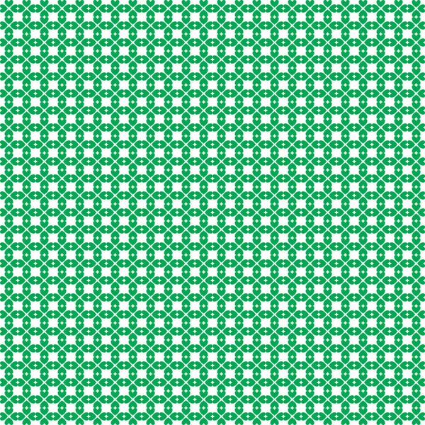 St Patricks Day papier peint sans couture avec impression de trèfles sur blanc — Image vectorielle