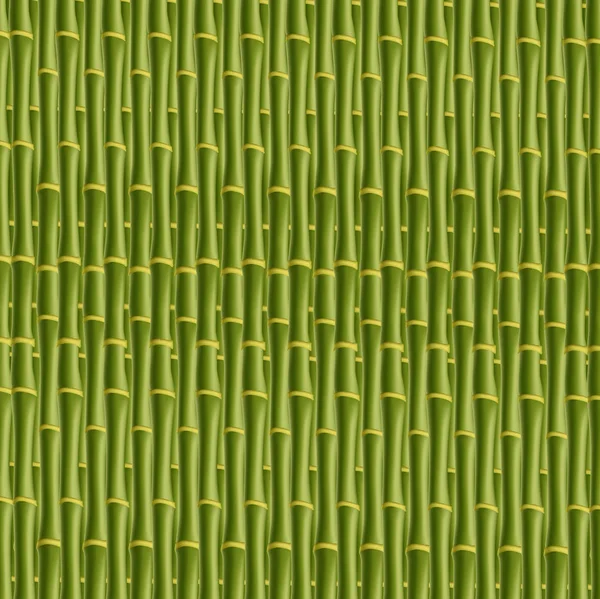 Green bamboo stick pattern background. — Stock Vector