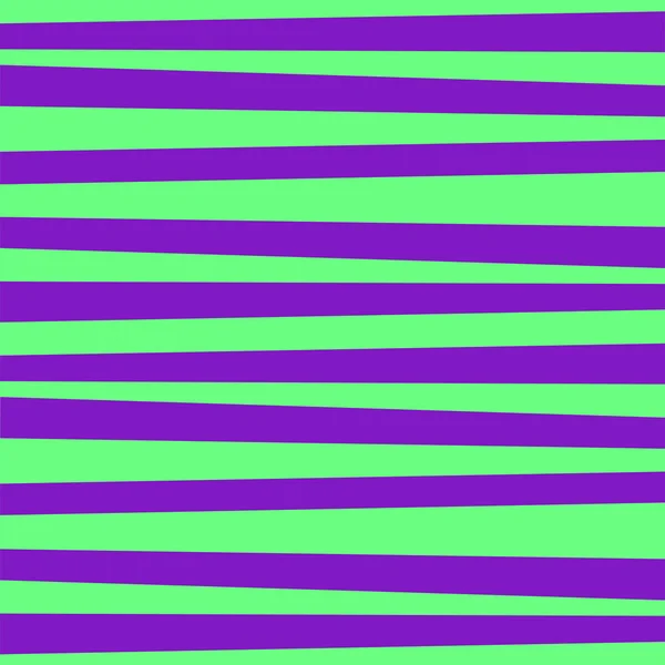 녹색과 보라색 가로 줄무늬와 귀여운 패턴 배너. — 스톡 벡터