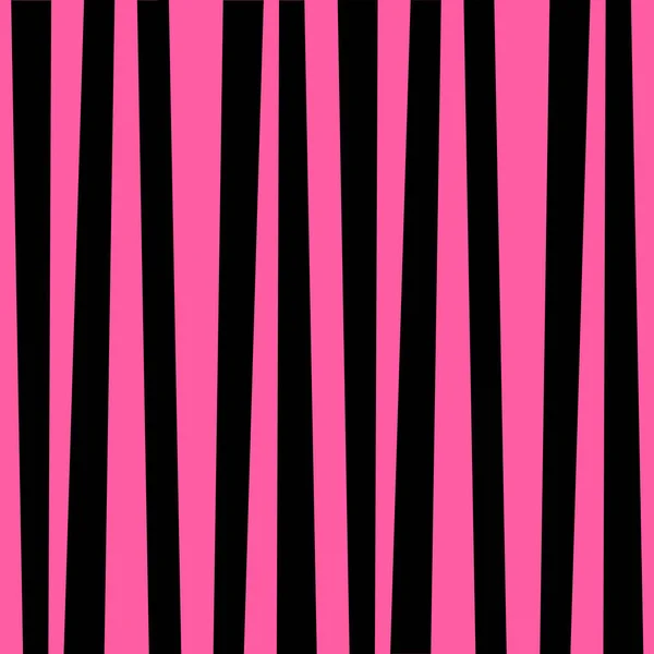 Fond rayé vertical rose et noir . — Image vectorielle