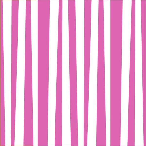 Pink and white cute baby abstract vertical striped pattern. — Stock Vector