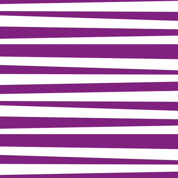 Lindo banner de patrón con rayas horizontales violetas y blancas . — Vector de stock