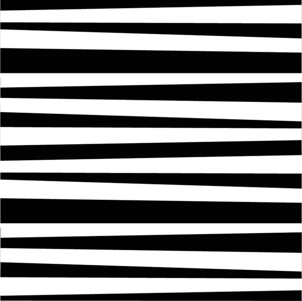 Patrón horizontal abstracto rayado en blanco y negro . — Vector de stock