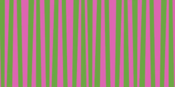 Modèle abstrait à rayures verticales. Imprimé vert et rose . — Image vectorielle