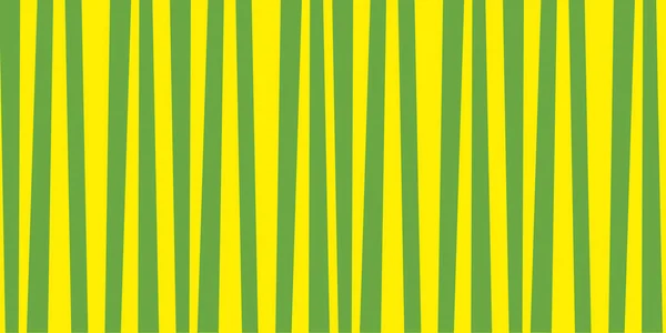 Modèle abstrait à rayures verticales. Imprimé vert et jaune . — Image vectorielle