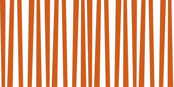 Abstract vertical striped pattern. Orange and white print. — Stock Vector