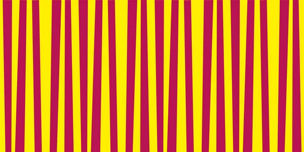 Modèle abstrait à rayures verticales. Imprimé jaune et rouge . — Image vectorielle