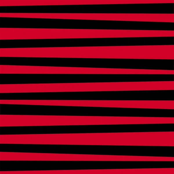 Sfondo rosso e nero a strisce orizzontali . — Vettoriale Stock