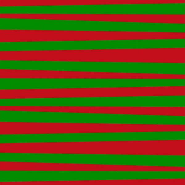Rood en groen horizontaal gestreepte achtergrond — Stockvector