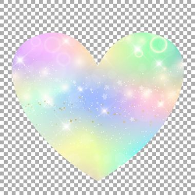 Gökkuşağı örgü kalp simgesi olan at.