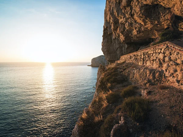 Capo Caccia w pobliżu Alghero, Sardynia, Włochy — Zdjęcie stockowe