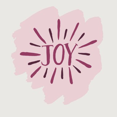 El yazı, kaligrafi siyah ve altın stil afiş, etiketleri, işaret, iz, posterler, web. Joy vektör çizim